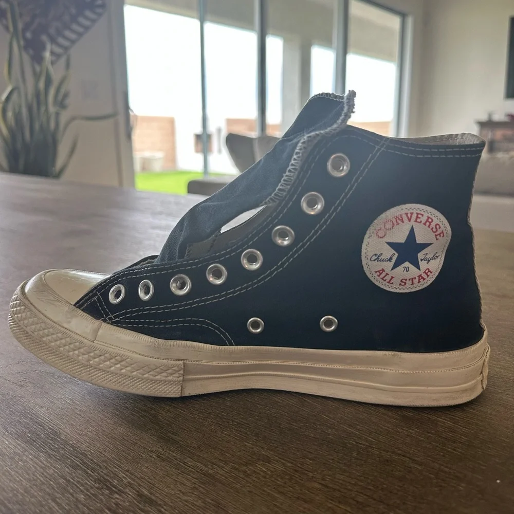 Converse x Comme des Garçons Play Chuck 70 High-Top Sneakers